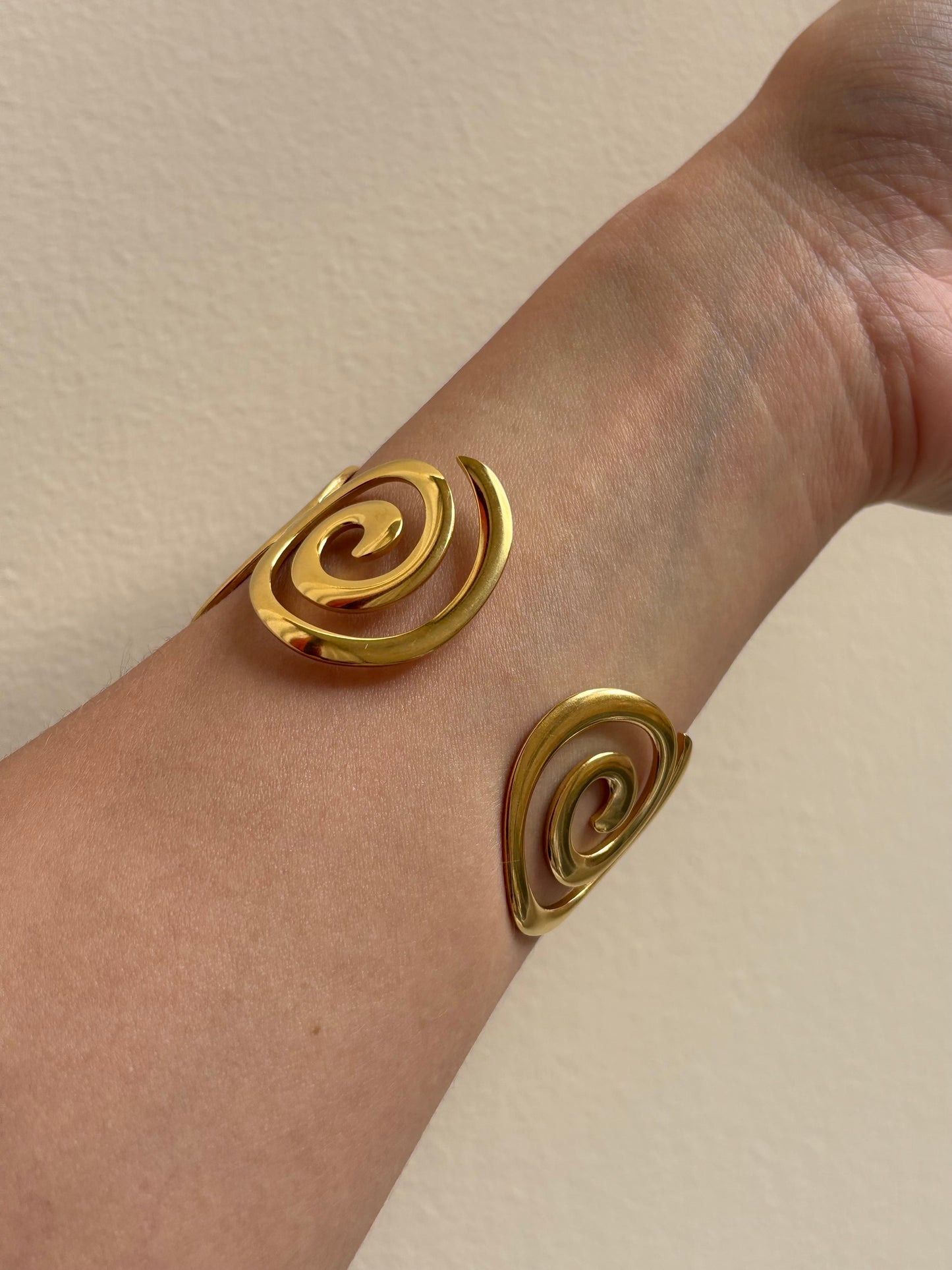 Spiral Bangle Bracelet