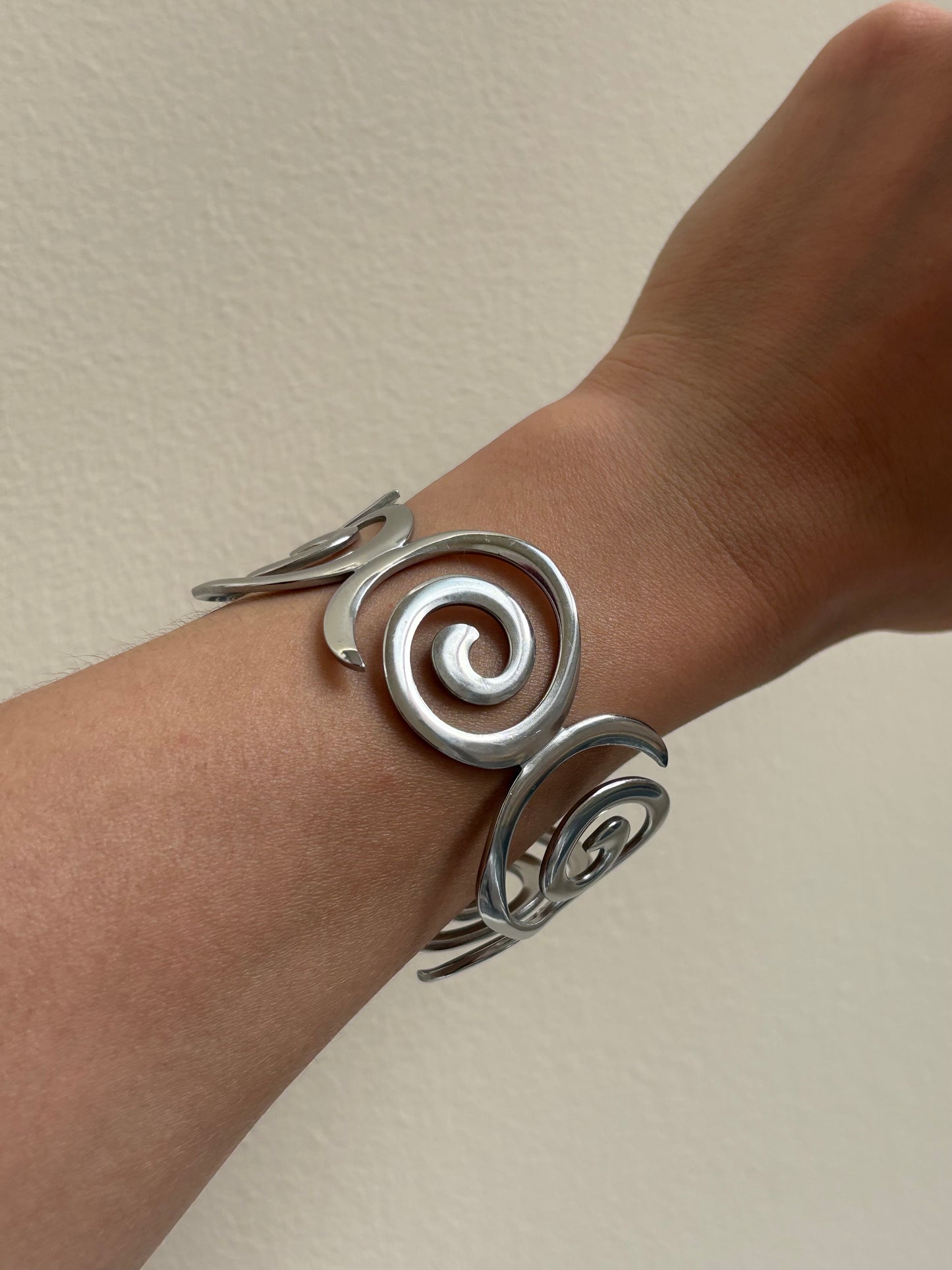 Spiral Bangle Bracelet