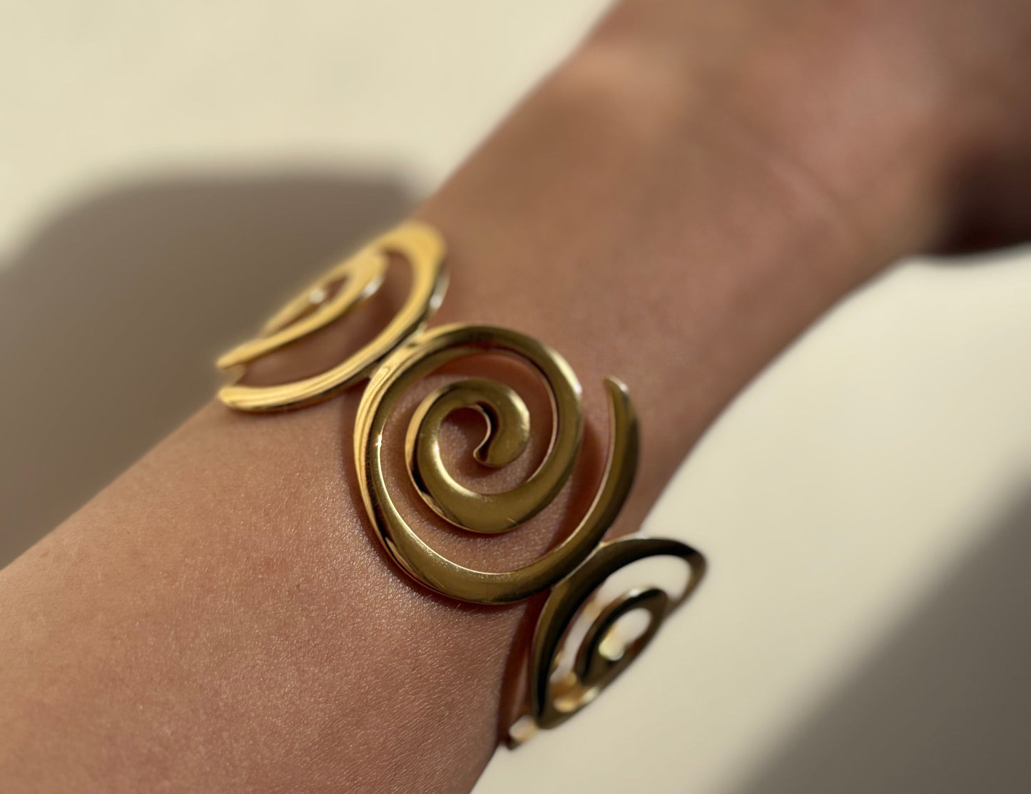 Spiral Bangle Bracelet