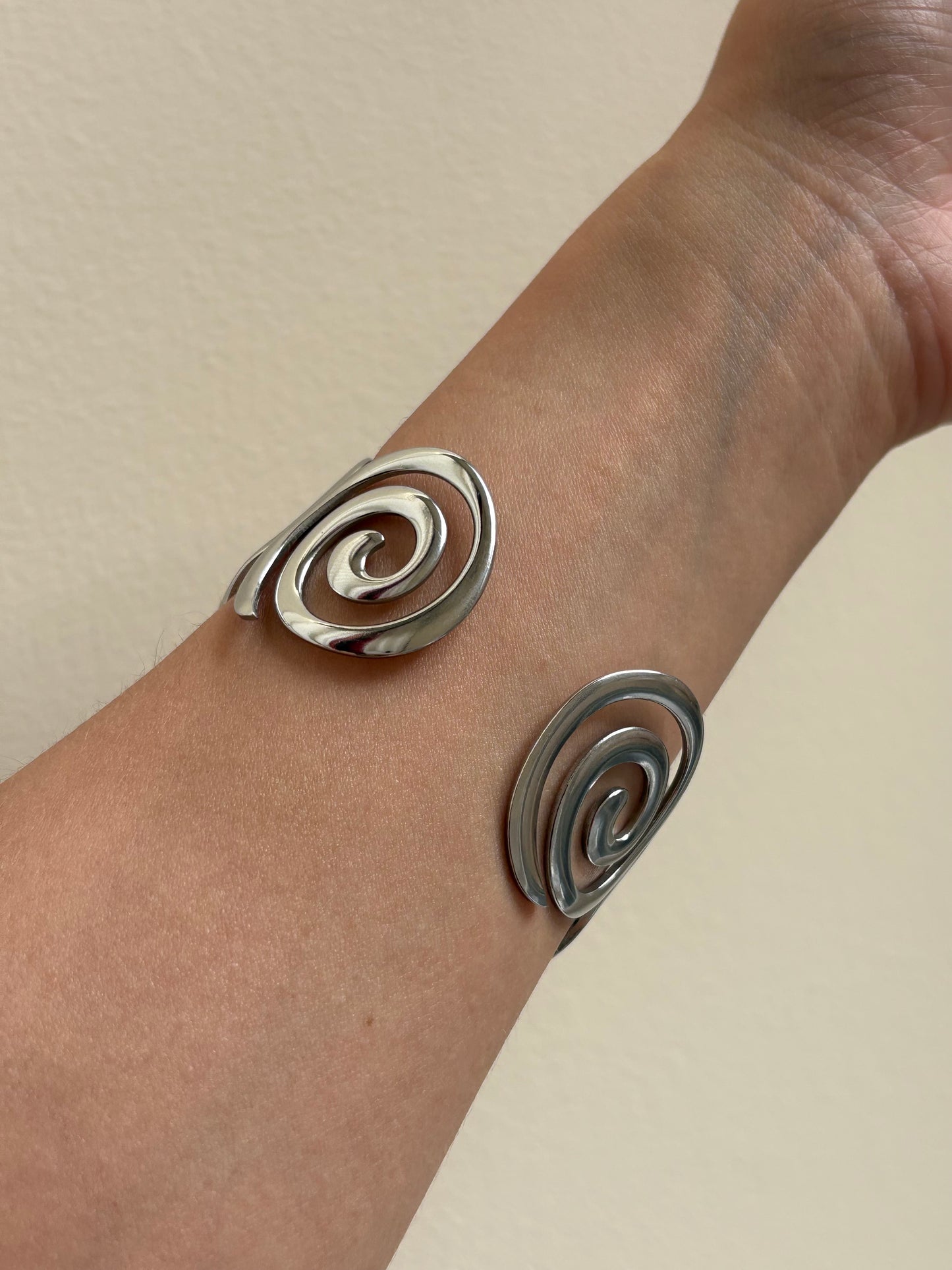 Spiral Bangle Bracelet