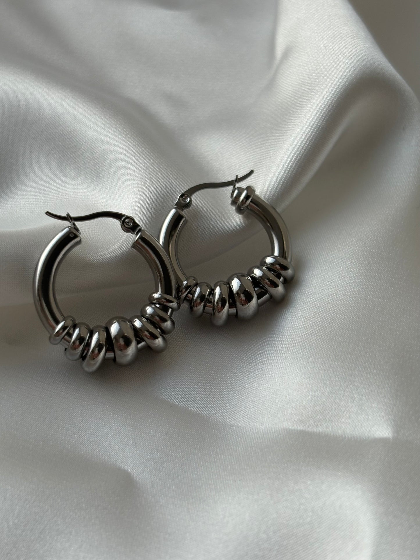 Orbit Hoops Earrings
