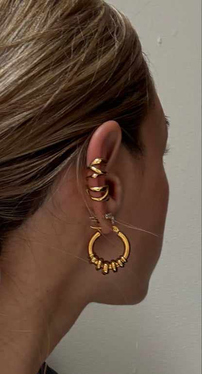Orbit Hoops Earrings