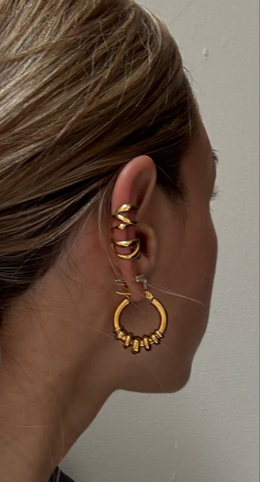 Orbit Hoops Earrings