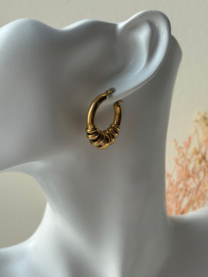 Orbit Hoops Earrings