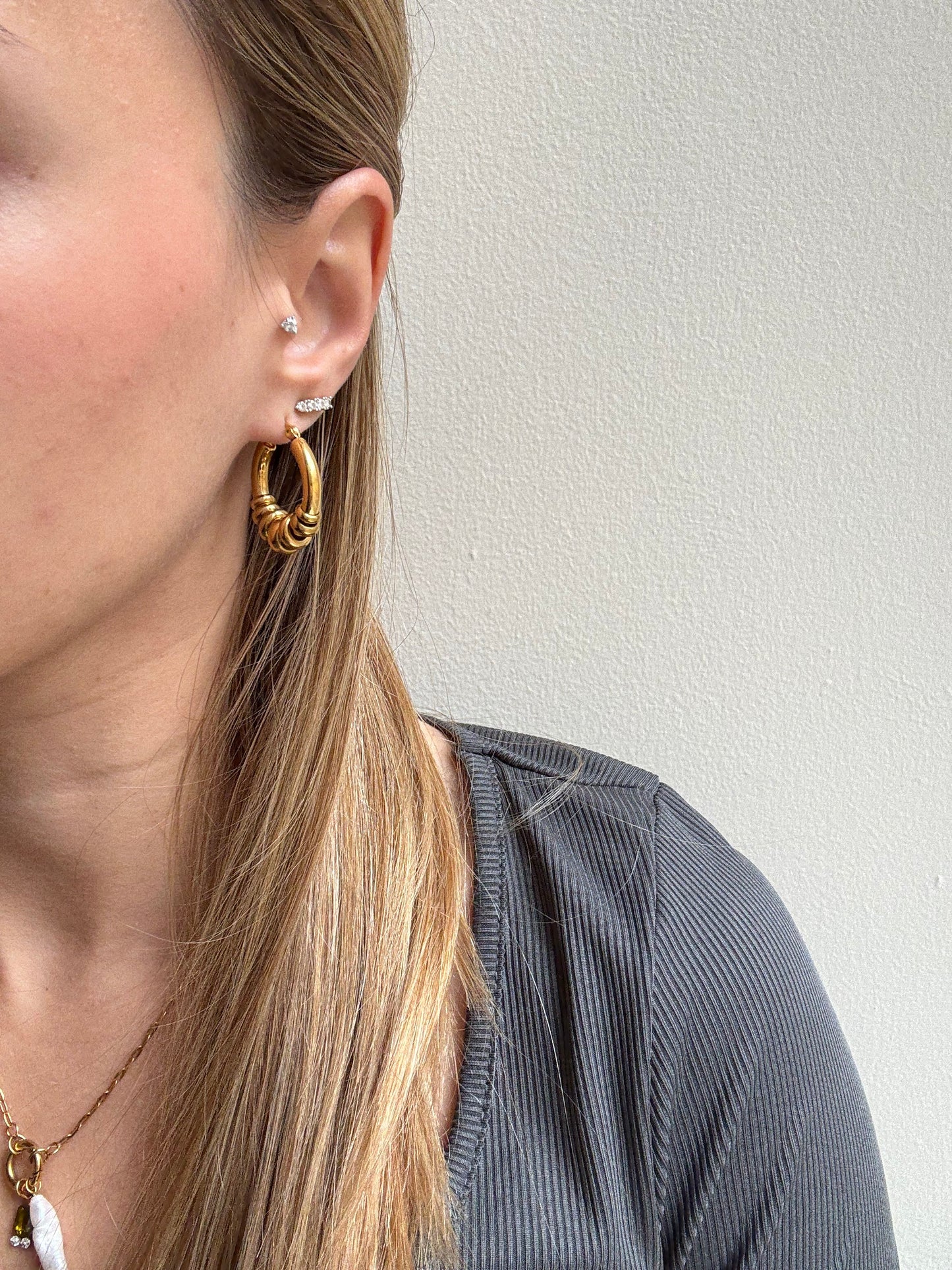 Orbit Hoops Earrings