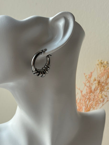 Orbit Hoops Earrings